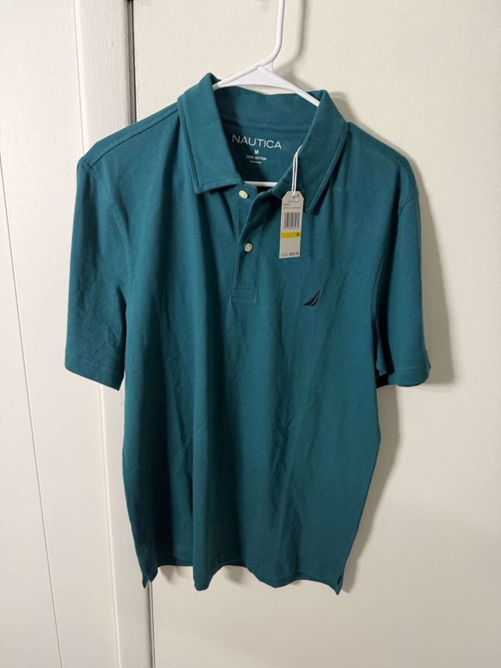Nautica Polo Shirt | Men’s Medium | Teal | NWT